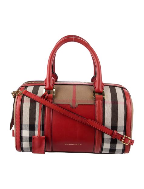 Burberry House Check Sartorial Medium Alchester Bowling Bag